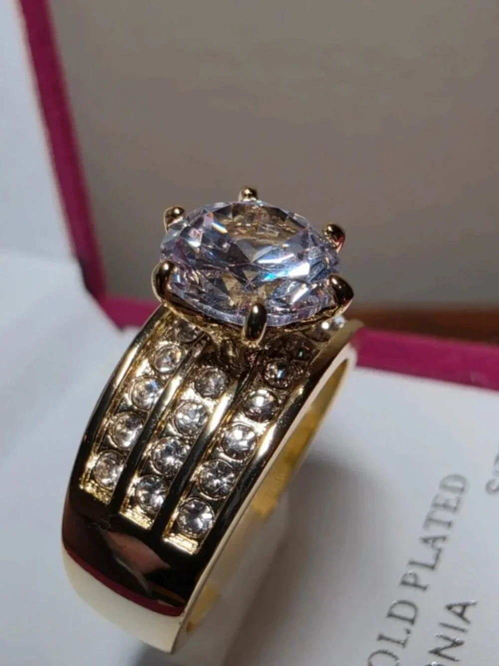 Sparkle Allure 14kt Gold Plated Ring